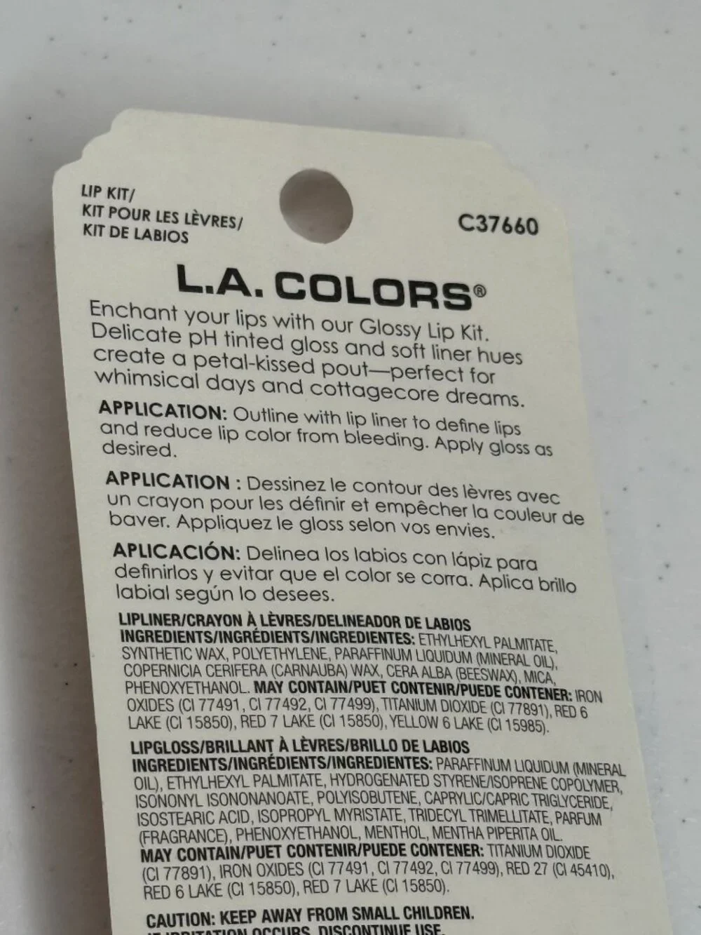 LA Colors Dreamy PH Lip Gloss & Lip Liner Duo Hydrating Lip Kit New